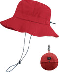 PFFY Packable Sun Bucket Hat for Men Women Outdoor UV Protection Sun Hats | Lightweight, Foldable Fishing Hat, Waterproof Quick Dry Rain Hats, Summer Hiking Cap, Suitable for Beach, Gardening, Camping