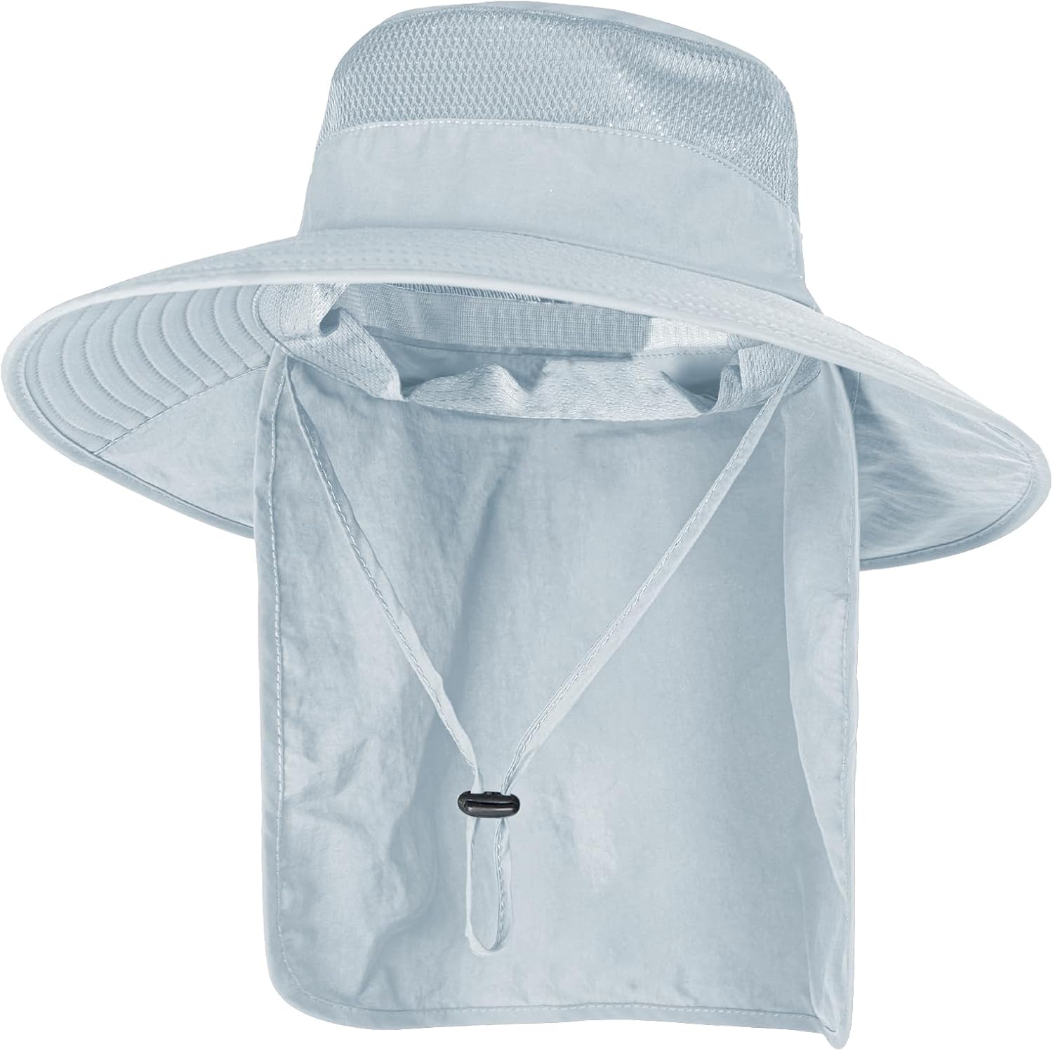 Sun Hats for Men Women Fishing Hat with Neck Flap UPF 50+ UV Protection | Breathable Wide Brim Water Resistant Adjustable Detachable Chin Strap Foldable