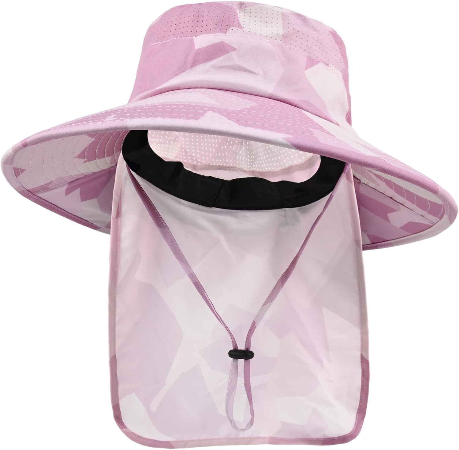 Sun Hats for Men Women Fishing Hat with Neck Flap UPF 50+ UV Protection | Breathable Wide Brim Water Resistant Adjustable Detachable Chin Strap Foldable