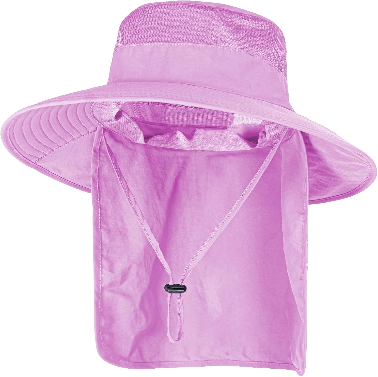 Sun Hats for Men Women Fishing Hat with Neck Flap UPF 50+ UV Protection | Breathable Wide Brim Water Resistant Adjustable Detachable Chin Strap Foldable