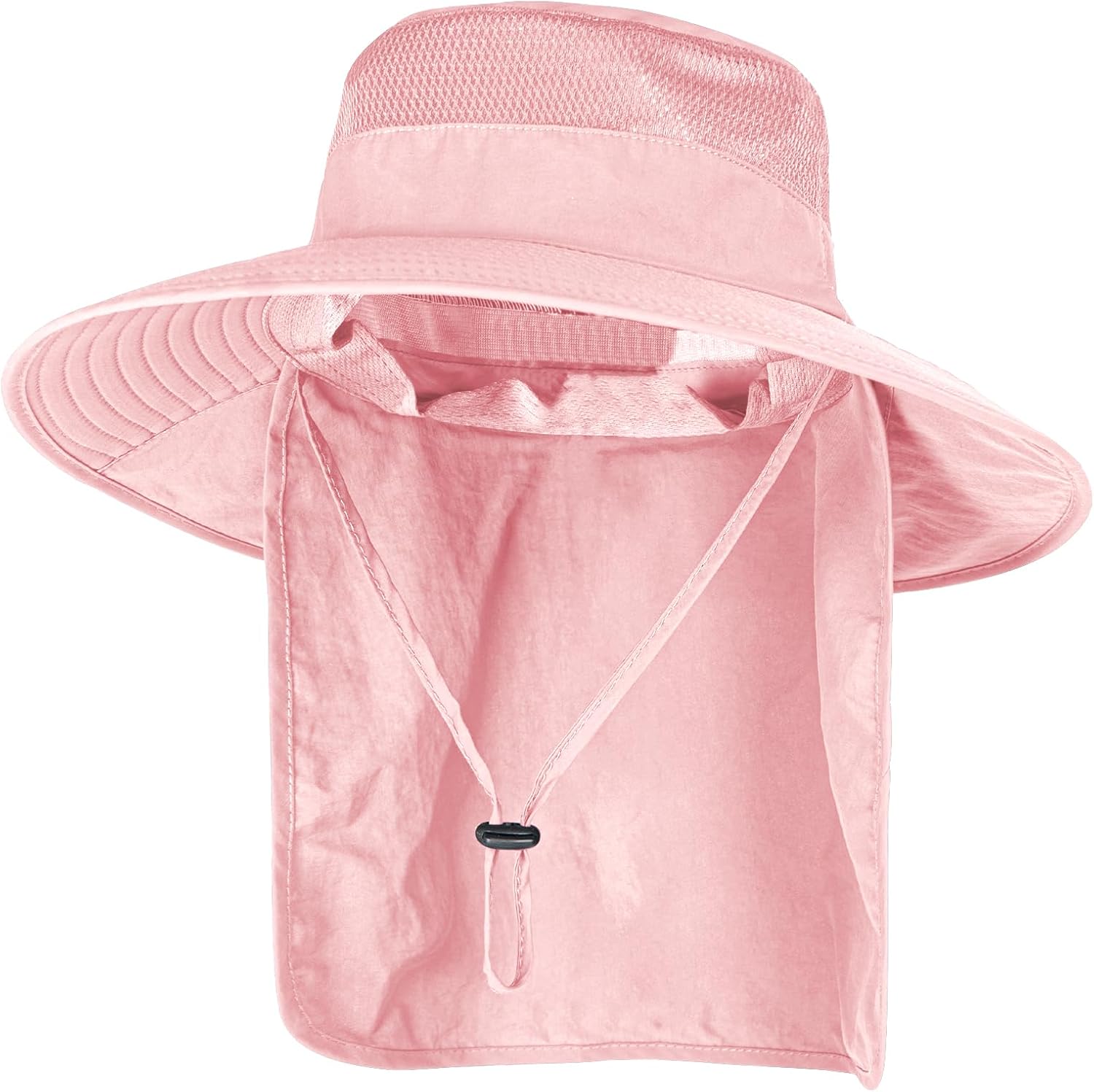 Sun Hats for Men Women Fishing Hat with Neck Flap UPF 50+ UV Protection | Breathable Wide Brim Water Resistant Adjustable Detachable Chin Strap Foldable