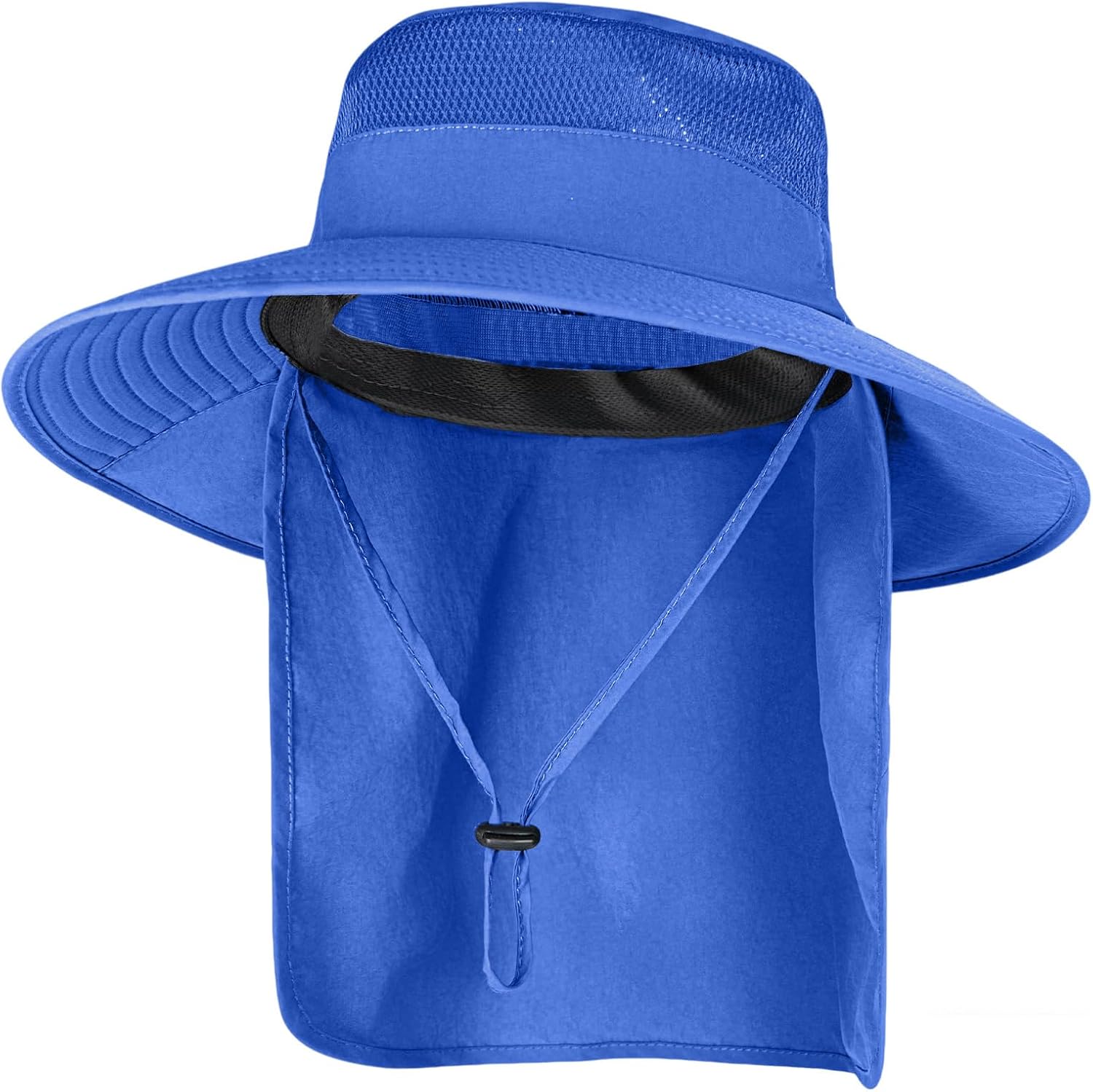 Sun Hats for Men Women Fishing Hat with Neck Flap UPF 50+ UV Protection | Breathable Wide Brim Water Resistant Adjustable Detachable Chin Strap Foldable