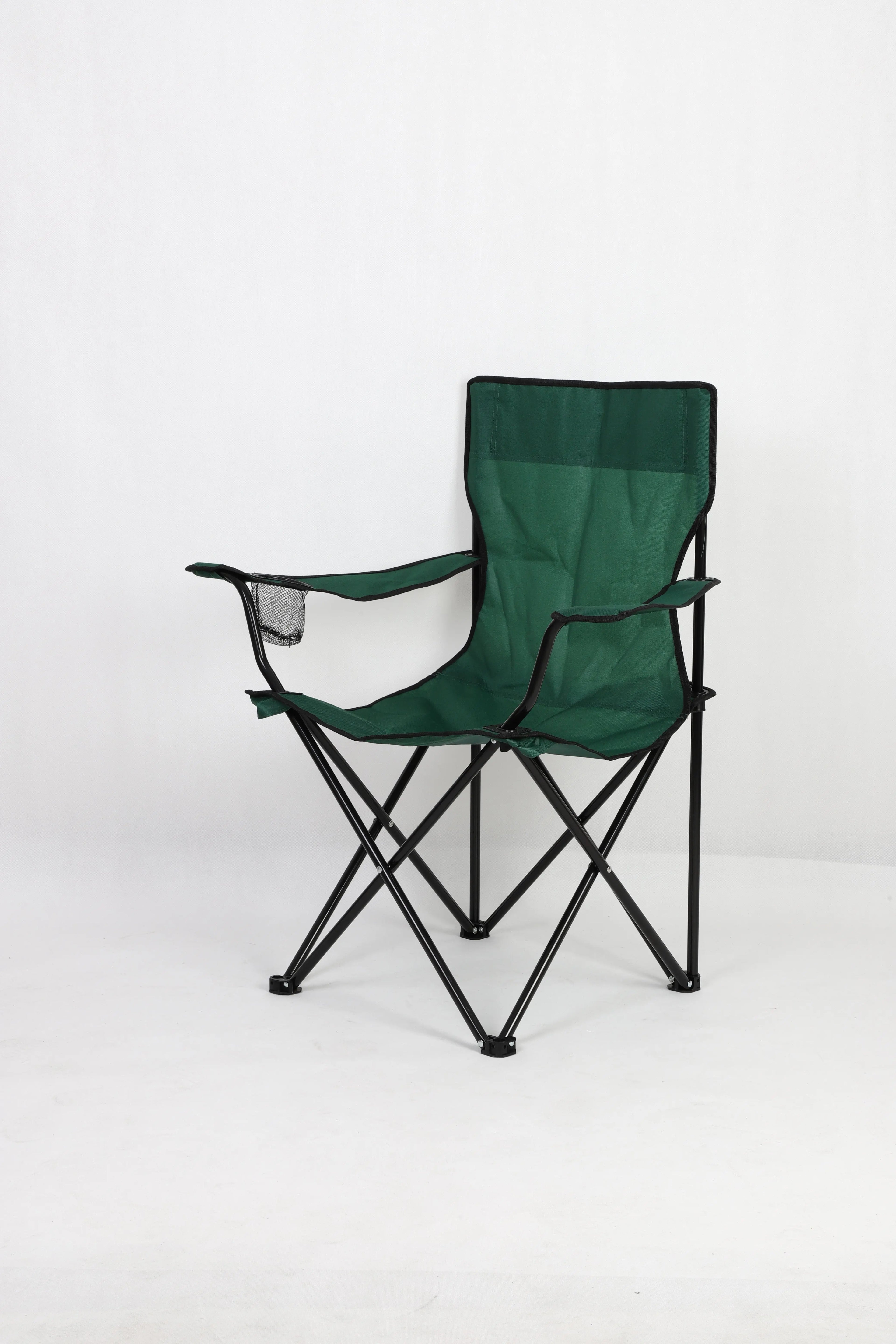 Portable Folding Camping Chair Cup Holder Outdoor Beach Chairs for Fishing Picnic BBQ Hiking Lawn Garden Patio
