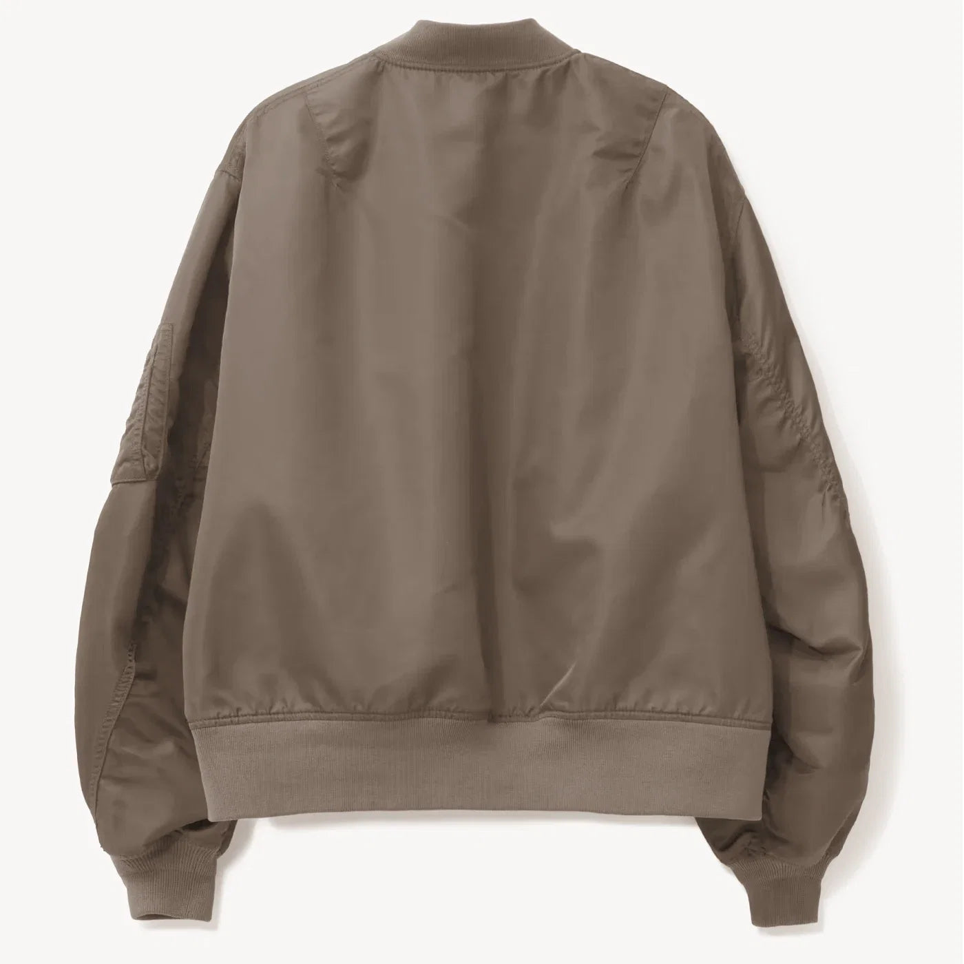 Men's Streetwear Jacket Solid Color Two Front Pockets Bomber Jacket Zipper Blank  Streetwear Outerwear