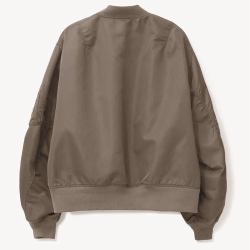 Men's Streetwear Jacket Solid Color Two Front Pockets Bomber Jacket Zipper Blank  Streetwear Outerwear