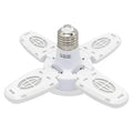 LED Dimmable Garage Ceiling Lights – 4 Adjustable Panels, Energy Saving 38W
